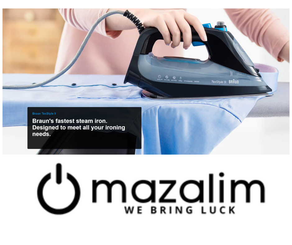 Braun’s fastest steam iron. Designed to meet all your ironing needs.