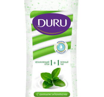 Дуру гель для душа Duru Зеленый чай (1+1)