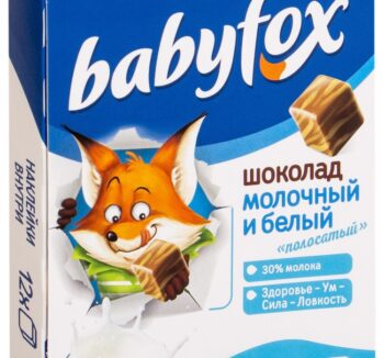 Babyfox Молочный и белый полосатый 90гр