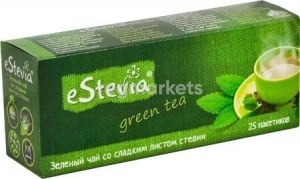 Чайный зеленый  eStevia 25 пакет 50гр