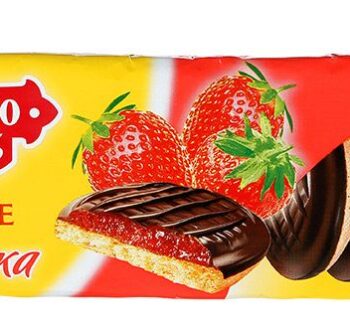 печенье яшкино Клубника 137гр