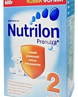 Nutrilon 2 Pronutra+ Детская Смесь c 6-12 Месяцев, 600 г
