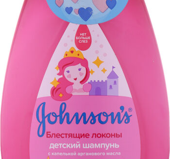 Johnson's Baby Детский шампунь Блестящие локоны, без парабенов, фталатов, сульфатов и красителей, 300 мл