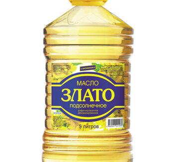 масло подсолнечное Злато 5л