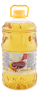 масло подсолнечное Златожар 5л