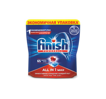 Таблетки для посудомоечной машины Finish "All in 1 Max", 65 шт