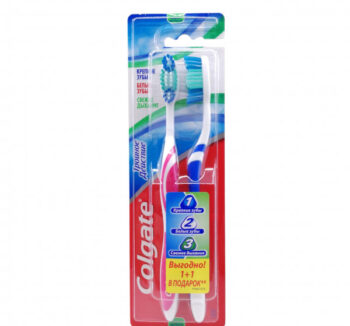 Зубная щетка Colgate Тройное действие 1+1 в Петропа