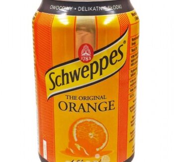 Schweppes 0.33 л Orange безалкогольный напиток ж/б 0,33 л