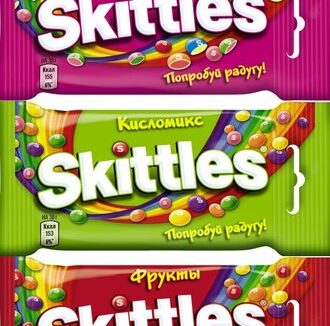 Драже Skittles в ассорт 100гр