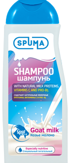 Шампунь Spuma 300 ml |Козье молоко