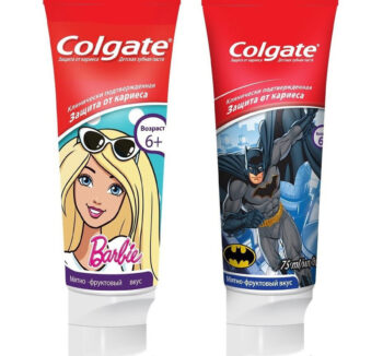 COLGATE / Зубная паста для детей Barbie, Batman 6 +, 75 мл