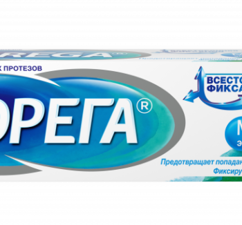 Крем для фиксации зубных протезов Корега Освежающий вкус 40 г