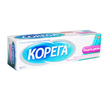 COREGA Крем для фиксации зубных протезов Защита десен 40гр
