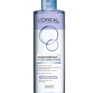 Мицеллярная вода L'Oreal Paris SKIN EXPERT Бифазная с маслами, 400мл
