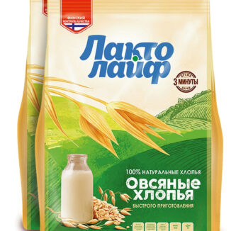 Хлопья Лакто лайф овсяные  400гр
