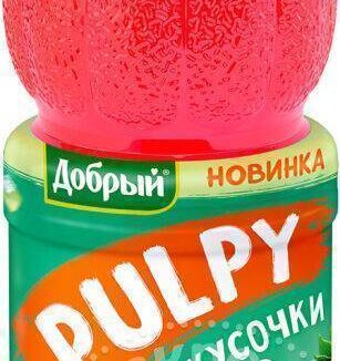 Напиток сокосодержащий Добрый Pulpy Маракуйя-гуава с кусочками кокосового желе 450мл