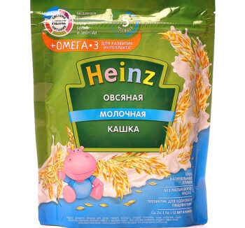 Каша Heinz молочная овсяная (с 5 месяцев) 200 г