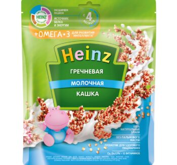 Каша Heinz молочная гречневая с 4 месяцев,