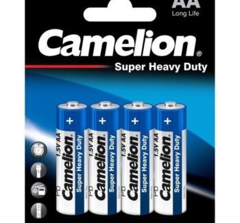 Батарейка Camelion AA R6P-BP4B, Super Heavy Duty, 1. 5V, 1050mAh (4 шт.)