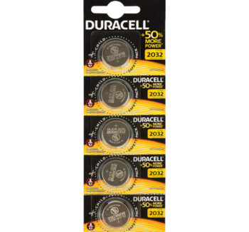 Батарейка Duracell CR2032 3V литиевая, 1BL, 1шт