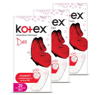 Прокладки Kotex Deo Ультратонкие 20шт