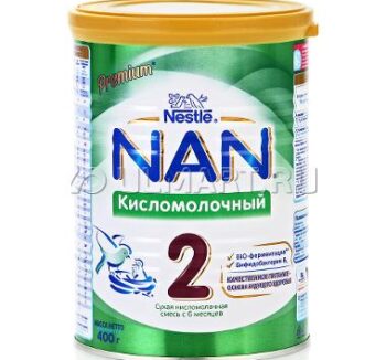Смесь молочная NAN Кисломолочный 2, 400 г