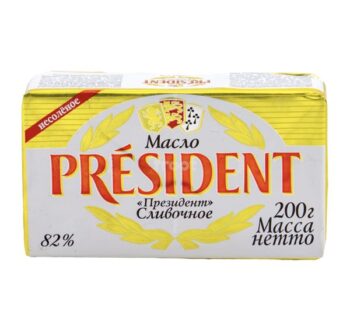 Сливочное масло President, 82%, 200 г