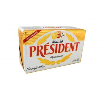Сливочное масло President, 82%, 400 гр