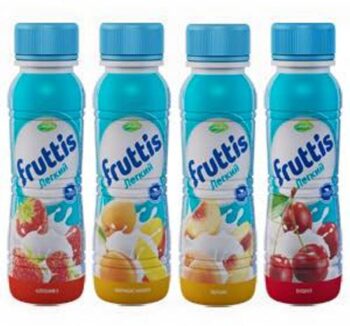 Йогурт питьевой Fruttis в ассорт 0,1% 285гр