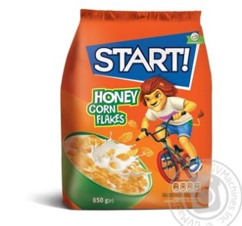 Готовый Завтрак Start HONEY CORN FLAKES 850гр