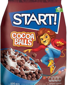 Завтрак сухой Start  Cocoa balls 500 г