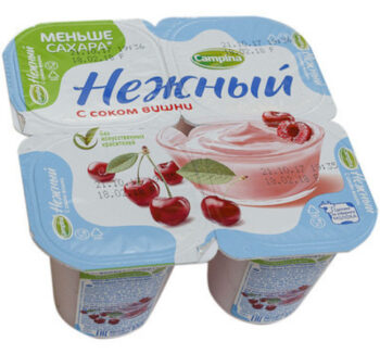 Йогурт питьевой Нежный в ассорт 0,1% 100гр