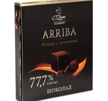 «OZera», шоколад «Arriba», содержание какао 77,7%, 90 г