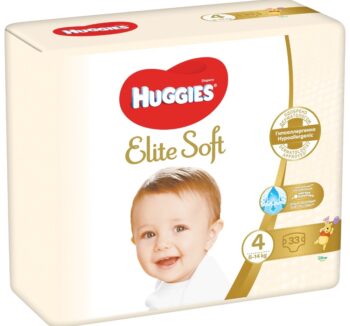 Huggies подгузники Elite Soft 4 (8-14 кг) 33 шт