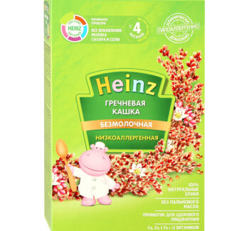 Каша гречневая Heinz безмолочная быстрорастворимая с 4 месяцев