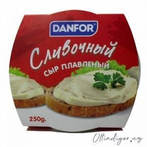 Сыр плавленый Danfor (Ruzmetov) сливочный 250гр