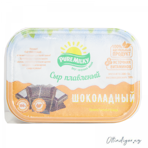 Молочный изделия Плавленный Сыр Шоколадный Pure Milky 200гр