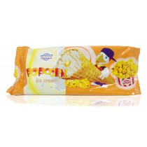 IMKON PLUS Popcorn Мороженое со вкусом Попкорна в Вафельном Конусе, 120г