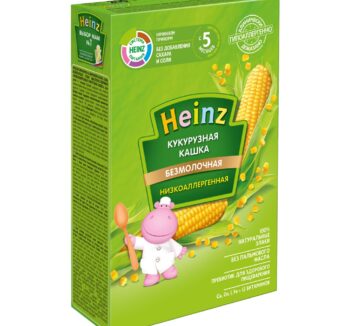 Детское питание каша HEINZ Низкоаллергенная кукурузная сухая с 5 мес