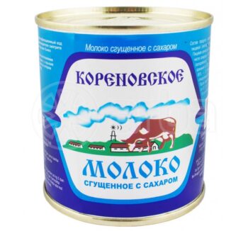 Молоко сгущенное Кореновское 0,2% 370г ж/б
