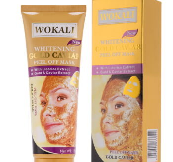 Wokali Золотая маска для лица Whitening Gold Caviar Peel Off Mask, 130 мл