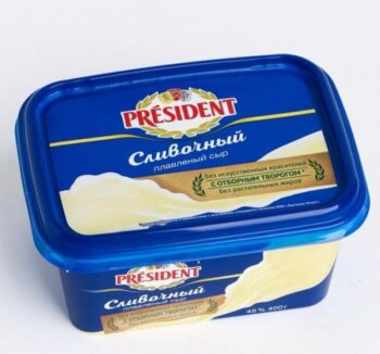 Плавленный сыр President в ассортименте 45% 400гр