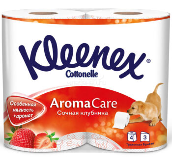 Туалетная бумага Kleenex 3 слоя 4шт