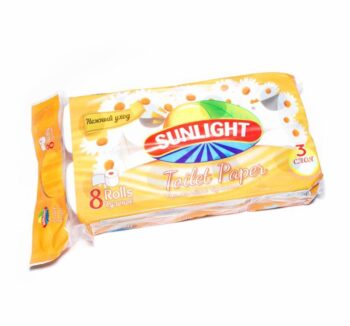 Туалетная бумага Sunlight в оссор 3сл 8шт