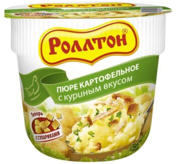 Пюре Картофельное Роллтон С Куриным Вкусом (40гр)