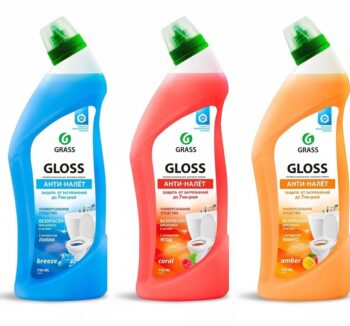 Чистящий гель для ванны и туалета "Gloss