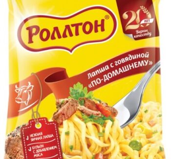 Лапша Роллтон С Говядиной (85гр)