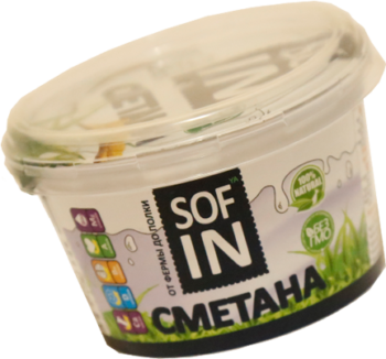 Молочные изделия Sof In сметана 20% 180гр