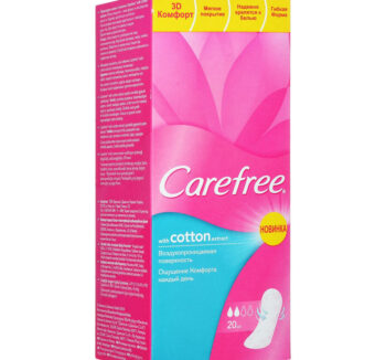 Прокладки ежедневные Кэфри Cotton fresh с экстрактом хлопка