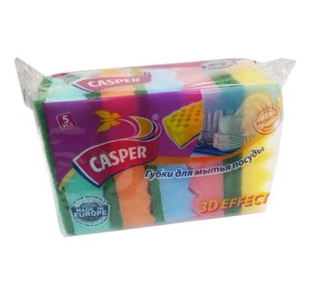 Губка для мытья посуды Casper 5 шт
